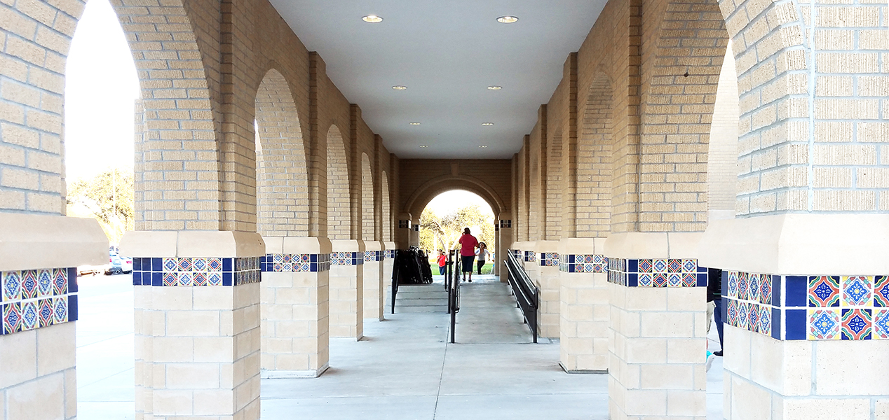 Driscoll exterior arcade